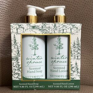Scented Hand Soap & Lotion Set, Winter Spruce